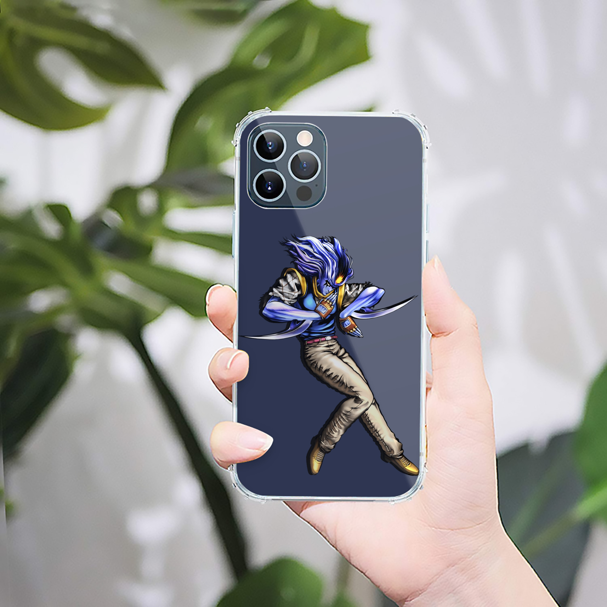 （画像用） ジョジョの奇妙な冒険 JoJo's Bizarre Adventure 【iPhone 12シリーズ対応】透明スマホケース（クリアソフトケース）